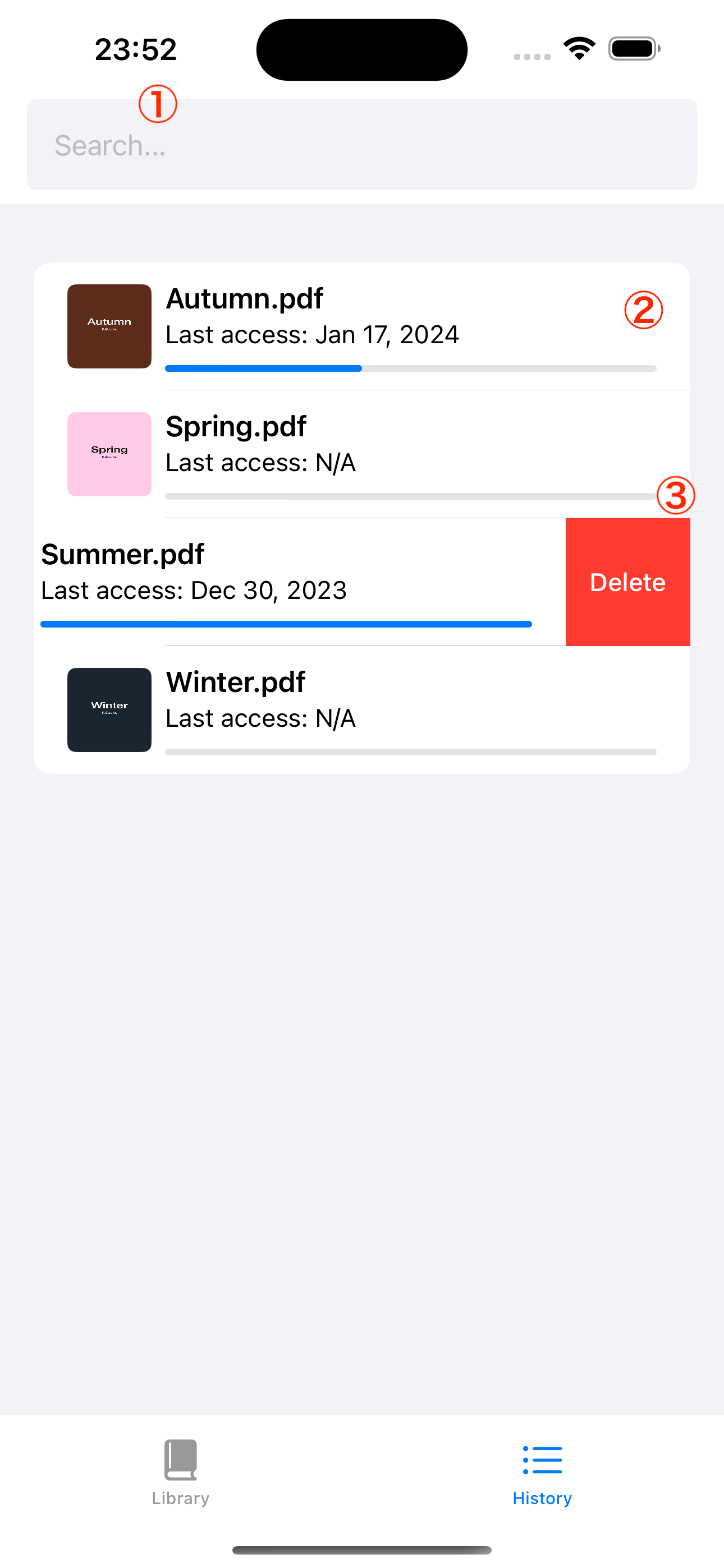 Bookil Reading History